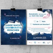Plakat "Lange Nacht der Demokratie"