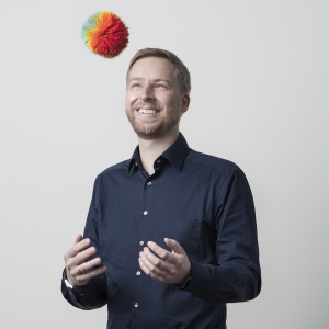 Team: Christophe Rude mit Wuschel neu